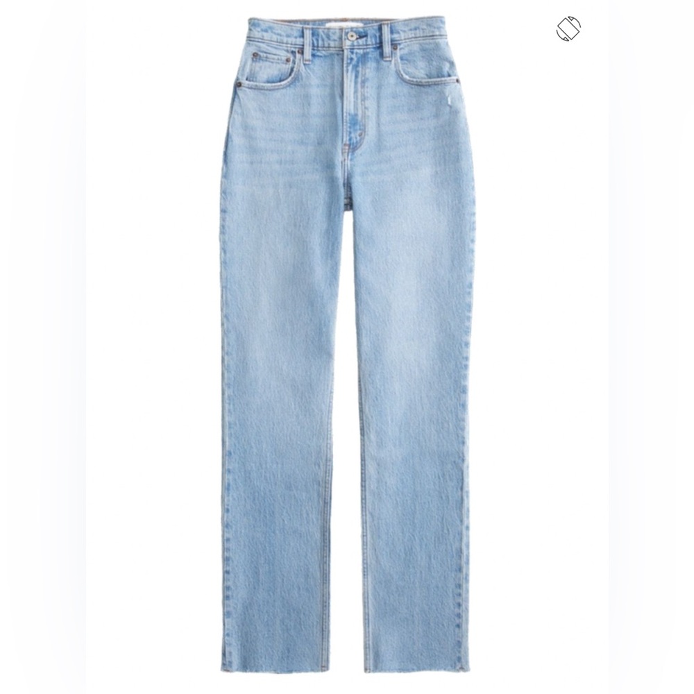 Abercrombie The 90s Straight Ultra High Rise Curve Love Size 29
